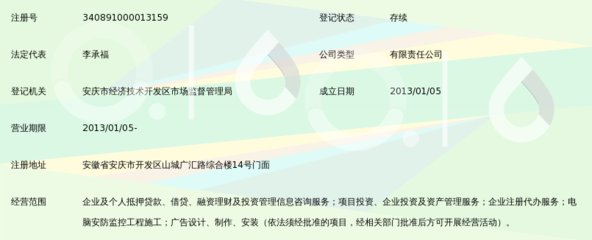 安庆进豪投资
